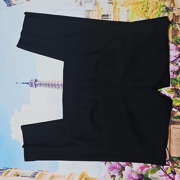 Theory Skinny Elegant Black Dress Pants Trousers Size 4 - Picture 6 of 7
